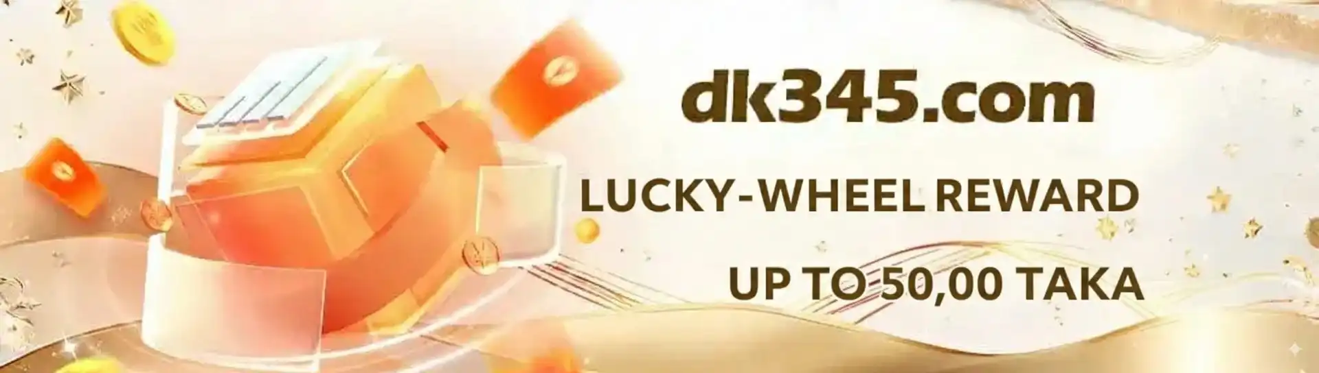 Lucky wheel reward banner with chances to win big prizes on EG333.