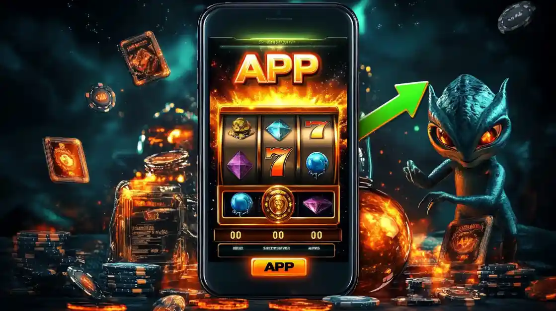 A slot-style game shown inside the EG333 mobile app, highlighting a fun gaming experience.